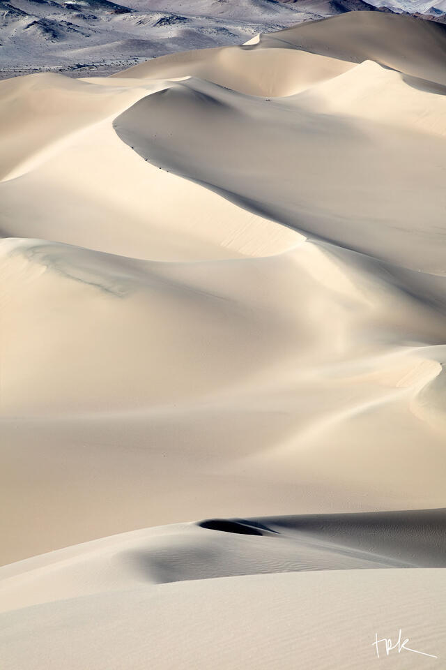 Limited edition print of sand dunes at California’s Death Valley National Park.